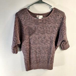So Cropped Knit Sweater